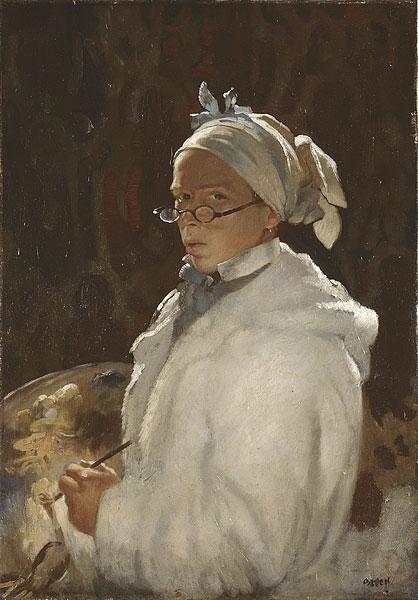 William Orpen Self-portrait with glasses